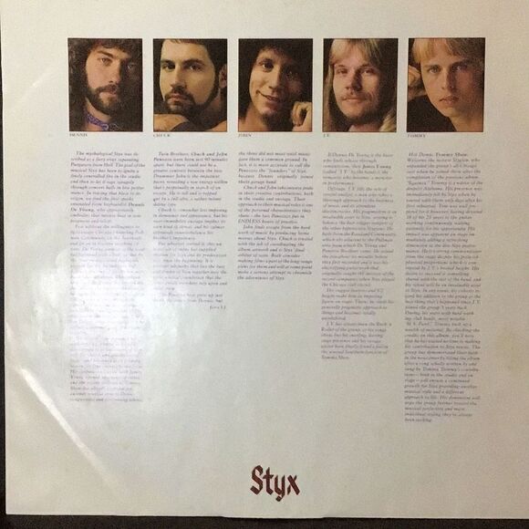 Album, vintage Styx Crystal ball Record - Picture 4 of 9